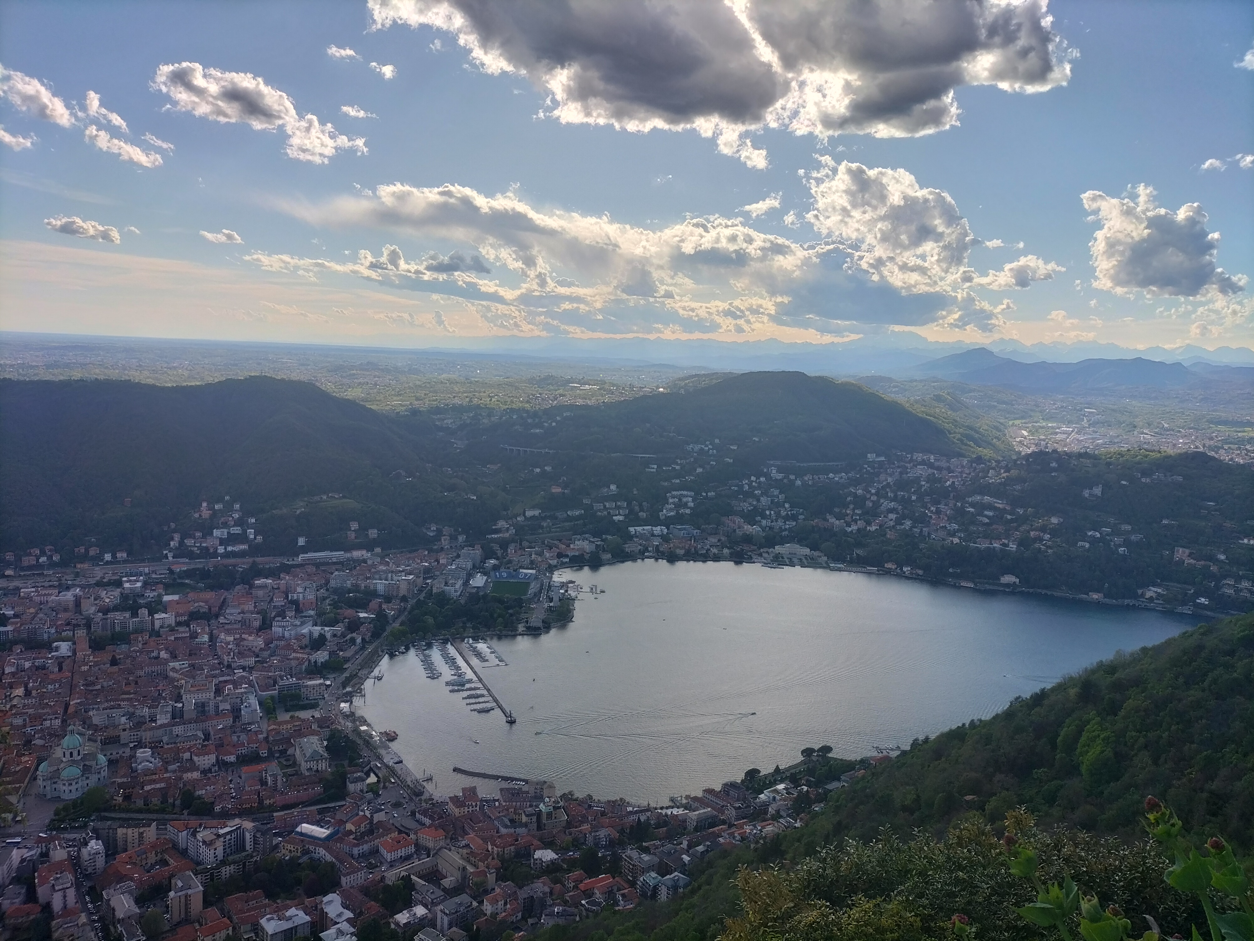 View of Como from Brunate